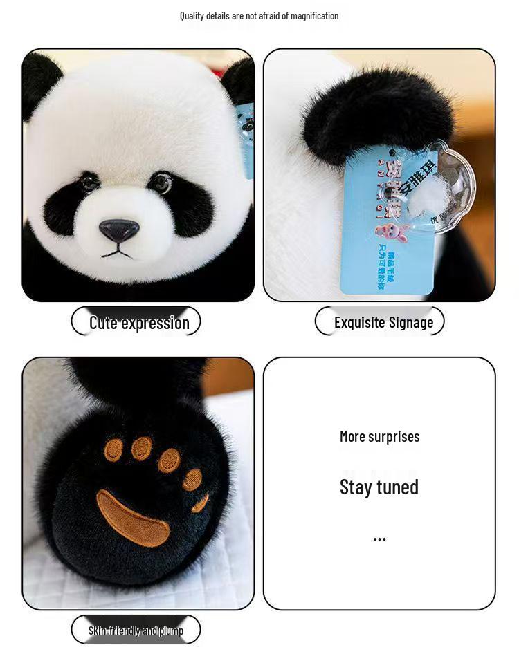 Entzückende Riesenpanda Plüschpuppe - Perfektes Geburtstagsgeschenk für Kinder