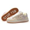 2025 Spring and Autumn New Canvas Shoes Thick Baseplate Shoes Female Students Versatile Niche Casual Sports Shoes Bread Shoes