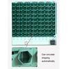 Vertical Wall Planter Four Holes Space Saving 3D Plastic Vertical Wall Plant Pot for Home Garden