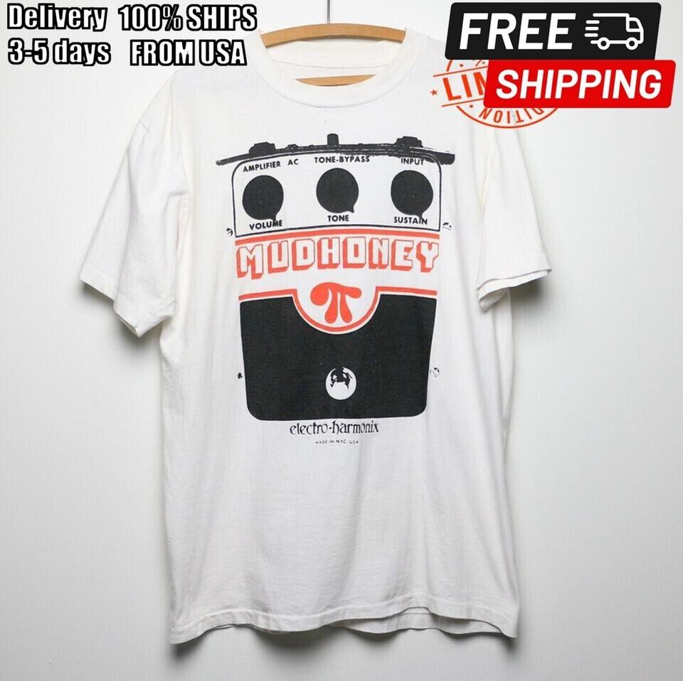 Vintage 1990 Mudhoney Sub Pop Cotton White Unisex Classic Tee Shirt MH203 S