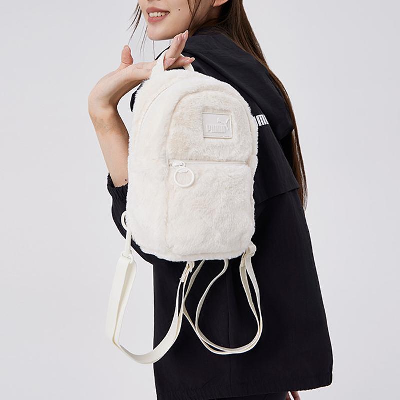 New PUMA Fabric Backpack Regular Women's White 091502-01