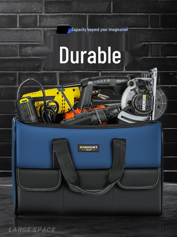 Everwinners Multifunctional Thickened Canvas Tool Bag for Electricians