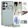 Crossbody Wallet Case for Samsung Galaxy S25 Edge S25 S24 Ultra S24 FE, Zipper Purse Flip Cover with Card Slots Strap Kickstand