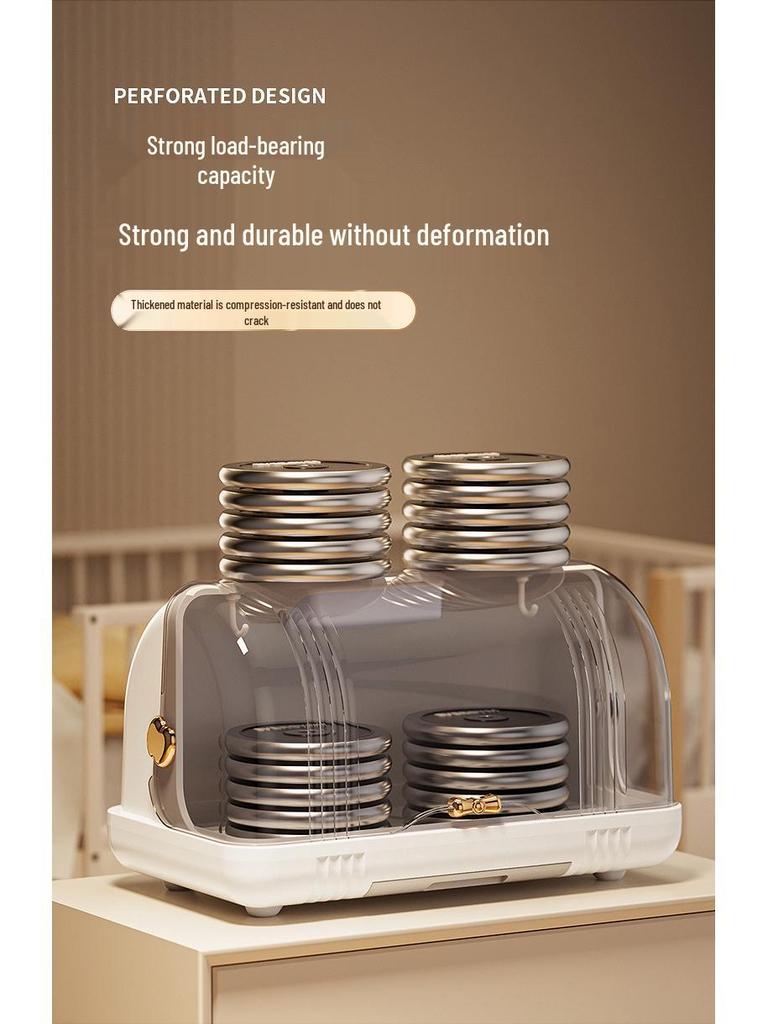 Flaschen- & Geschirrsterilisator-Aufbewahrungsständer mit staubdichter Abdeckung