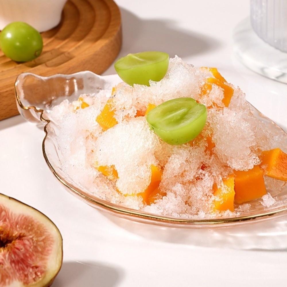 Mini Shaved Ice Machine Manual Operation Hand Operated Ice Maker Portable Ice Crusher  Kitchen Tool