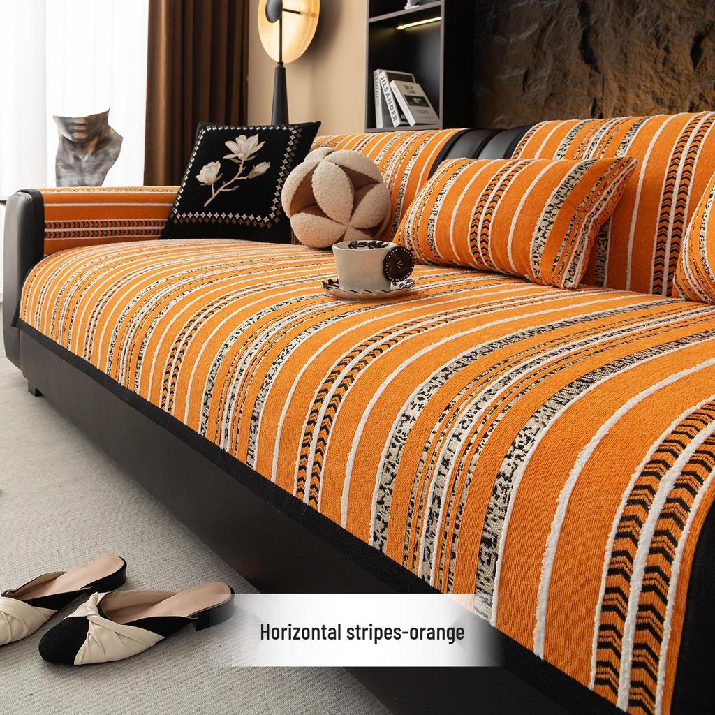 Transborder High-End Non-Slip Leather Sofa Cushion Cover for All Seasons 2026