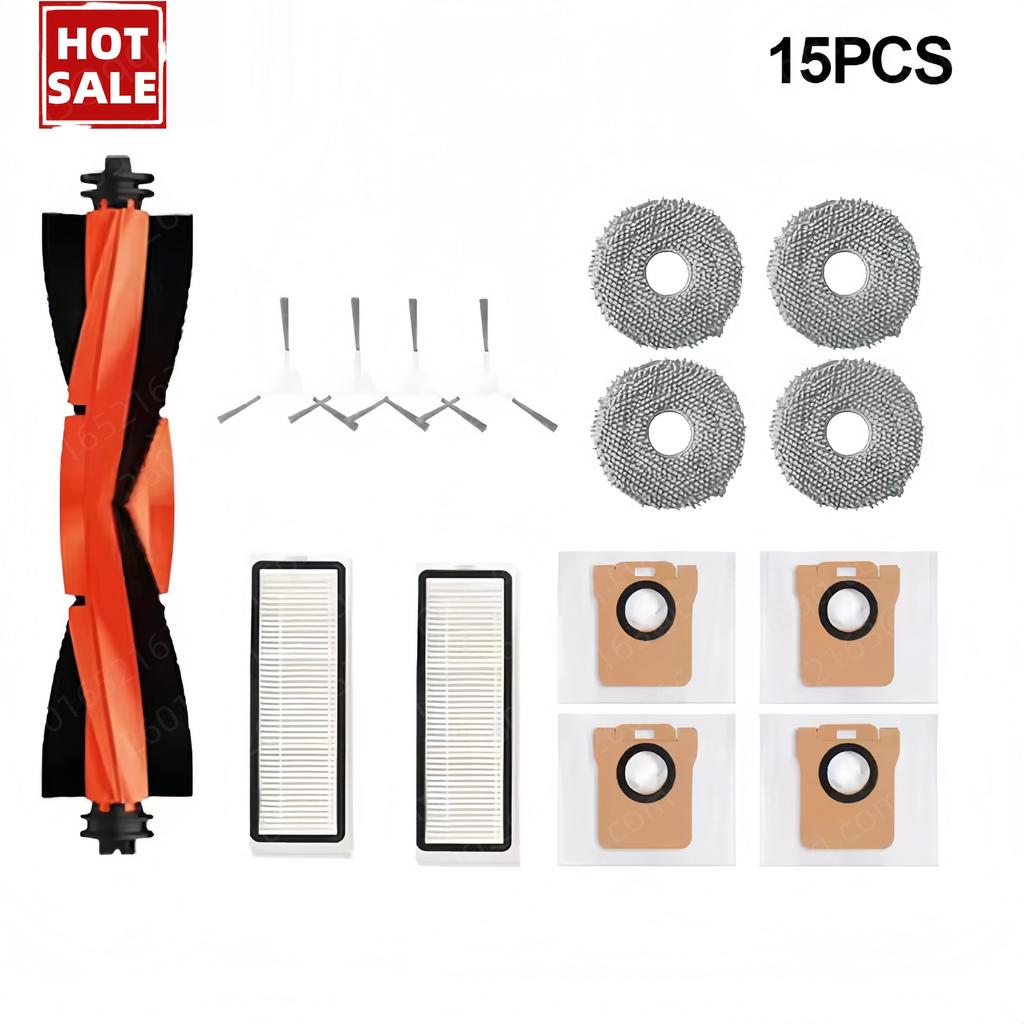For Xiaomi Robot Vacuum X20 + / X20 Plus Dust Bag Mop Cloth Accessories Main Side Brush Hepa Filter Replacement Parts
