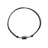Jbans Classic Hematite Round Stick Bracelet (Y2101-Ac040_Bk)