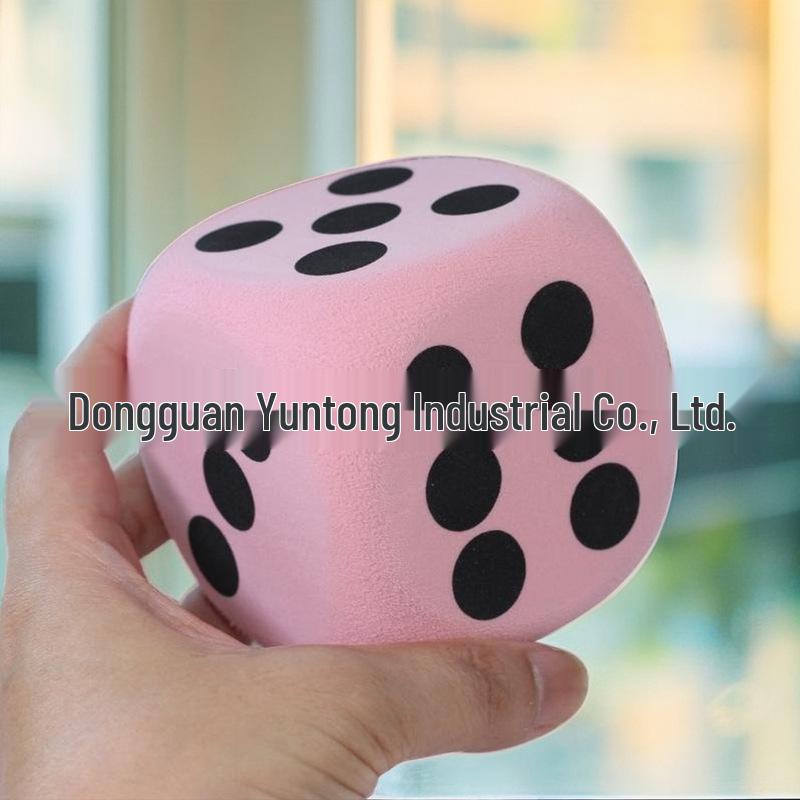 Colorful 38mm EVA Foam Dice with Rounded Corners