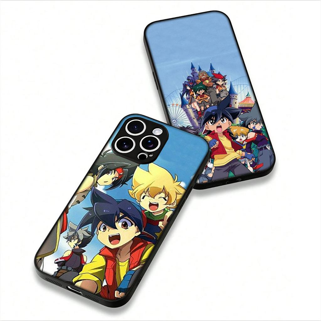 for Samsung Galaxy A55 A54 A25 A36 A17 A26 A35 A33 A34 A14 A37 S9 S20 S21 FE S10 Plus Case Anime B-Beyblades Burst Comics Finish