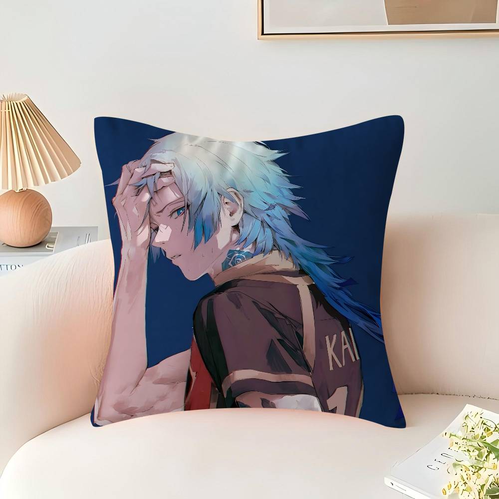 

B-Blue LockS Kaiser Office Cushion Pillowcase Car Cushion Cover45X45CM Lumbar Pillowcase Sofa Pillowcover 12x12Inch