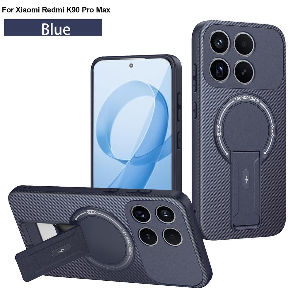 Luxury Kevlar Carbon Fiber for Magsafe Case for Xiaomi Poco F8 Pro F8 Ultra Magnetic Wireless Charging Holder Camera Protect Shockproof Bumper Cover