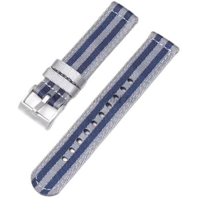 Nylon Watch Strap, 18mm, 24mm, 20mm, 22mm, Omega Compatible, Woven Canvas Fabric Band, Mens Sport...