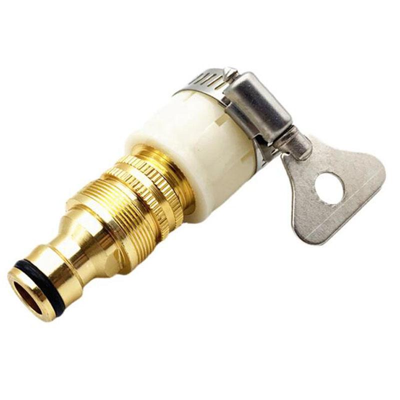 

Универсальные адаптеры для шланга, соединитель для крана, фитинг для садового шланга, адаптер для крана, инструмент для полива в саду 15-23 мм Pack of 1 золотой