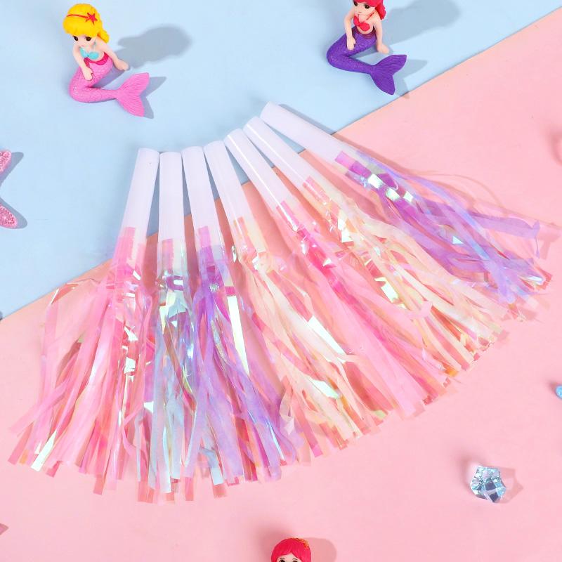 6/12/36Pcs Colorful Blowout Whistles Kids Birthday Party Favors Pinata Filler Wedding Gift Cheer Props Christmas Noise Maker