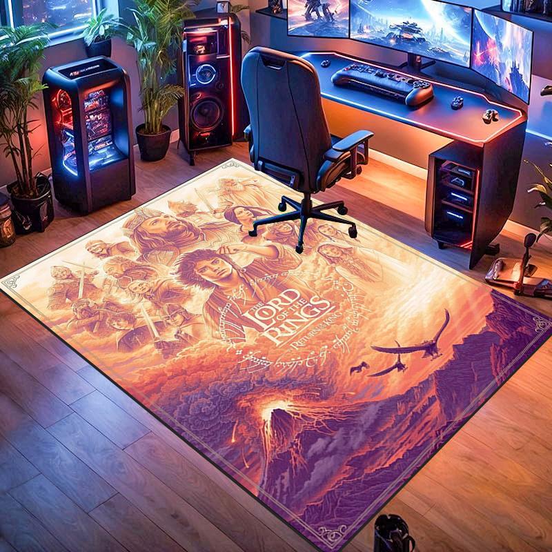 Middle-earth's Epic Saga carpet Living room and bedroom mats Suitable for all seasons Bathroom mat Art Protective pad