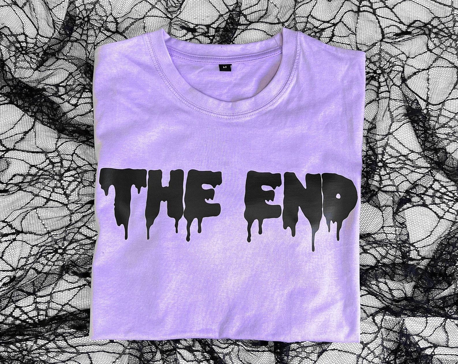 Pastel Goth T-Shirt - Soft Cotton, The End Graphic Design XL