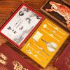 Rosewood Stainless Steel 8-Piece Crab Tool Set