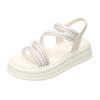Platform Sandals Female Fashion Rhinestone Fairy Wind Large Size Beach Shoes New Summer Muffin Roman Shoes