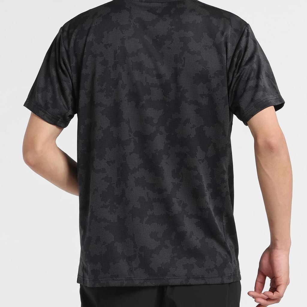 Move Sports Short Sleeve UV Training BK00 Men's T-Shirt, DESCENTE, Protection, Sweat-Wicking, Quick-Drying, Stretch, Shirt, (ST5SHTZ3MB)