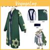 Authentisches One Piece Roronoa Zoro Cosplay Kostüm Weicher und bequemer Polyester-Komplettanzug für Rollenspiel und Cosplay