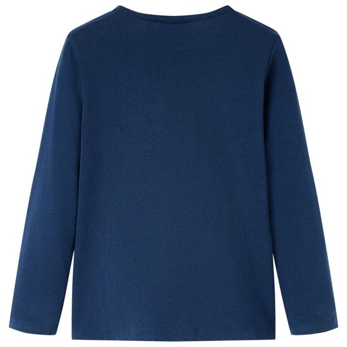 Kids' Long-sleeved T-shirt Navy Blue 92/104/116/128/140
