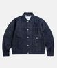 Espionage (Jpn Fabric)Type 1 Kaihara Denim Trucker Jacket Dark Indigo