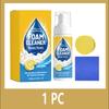 Multipurpose Foam Cleaner For Car Interior Foam Cleaner With Sponge Leather Seats White Shoes Stain Remover Non-Rinse Foam