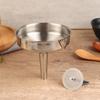 Edelstahl-Metalltrichter zum Einmachen, Küchenwerkzeuge, Küchenzubehör, Weithalstrichter, Bar, Wein, Bier, Öl, Flaschentrichter