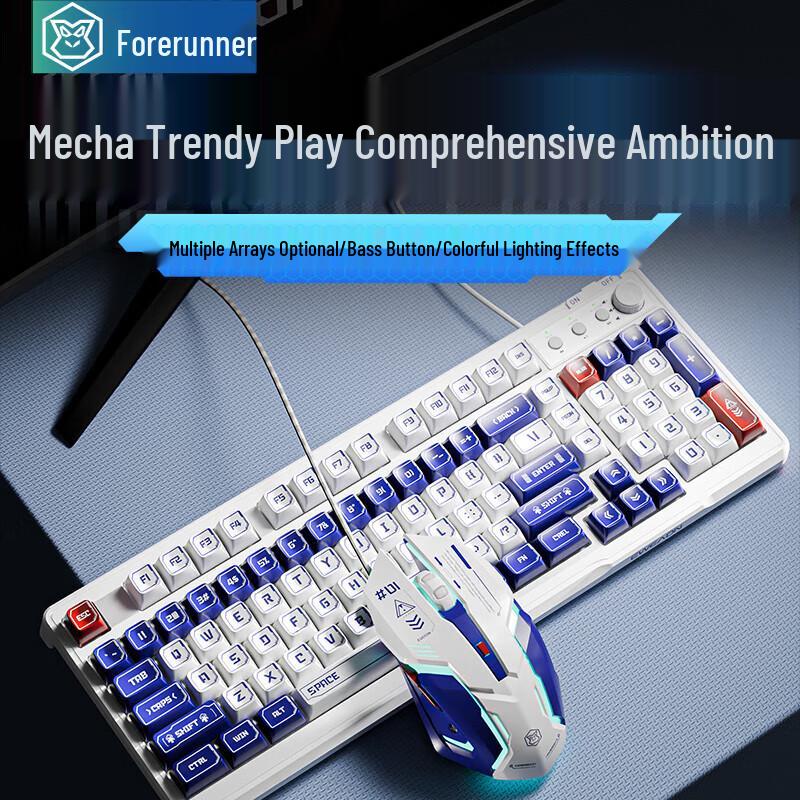 Forerunner V100 RGB Wired Keyboard and Mouse Set