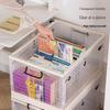 Foldable Transparent Double Door Storage Box