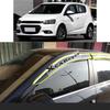 For CHEVROLET AVEO Hatchback 2011 2012 2013 2014 2015 Car Sticker Plastic Window Glass Wind Visor Rain/Sun Guard Vent Parts