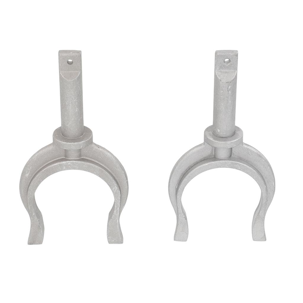 2Pcs Rowlock Socket Bracket 2in Aluminum Portable Durable Side Mount Oarlock Rowlock for Boat Yacht