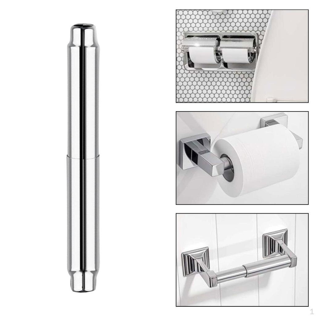 Wkład uchwytu na papier toaletowy Pręt zamienny Regulowany Wodoodporny Akcesorium łazienkowe Uniwersalny Łatwy