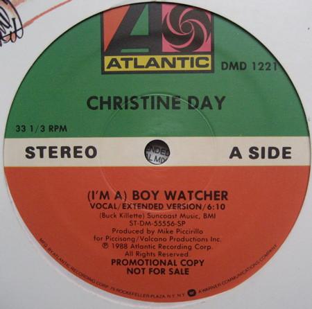 

12inch Record CHRISTINE DAY - (I m A) Boy Watcher DMD1221 Atlantic 1988 US Rap & Hip-Hop/R&B Used