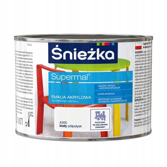 Śnieżka Eko Supermal Acrylic Enamel, Semigloss