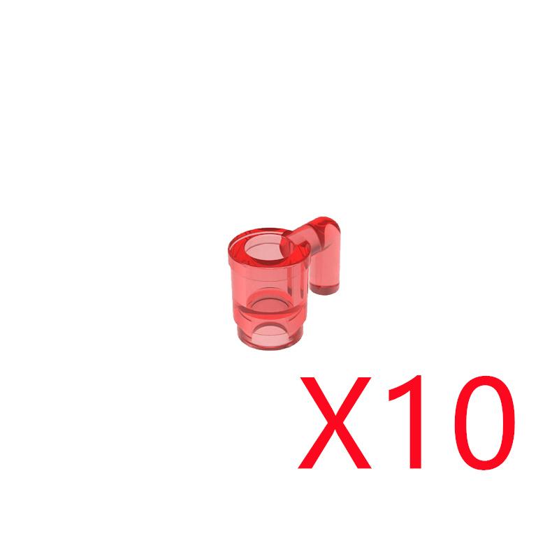 MOC City Building Blocks Character Scene Creative Accessories Mini Brick Color Wine Bottle Reagent Bottle Set Box Toy Gift X007