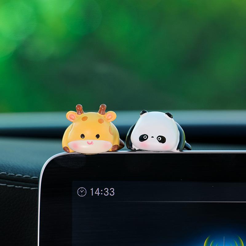Cute Cartoon Animal Car Console Ornament & Screen Decoration