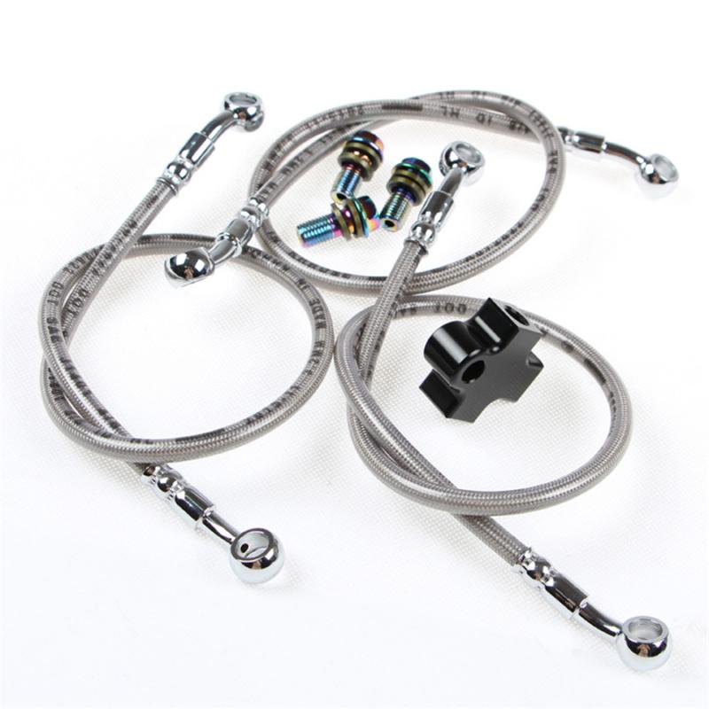 Hydraulischer Bremsleitungskonnektor-Satz mit T-Stück für Motorräder und ATVs
