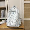 Korean Schoolbag Junior High School Girls Ins Fresh Stars High Value Backpack High School Students Large Capacity Lightweight Backpack