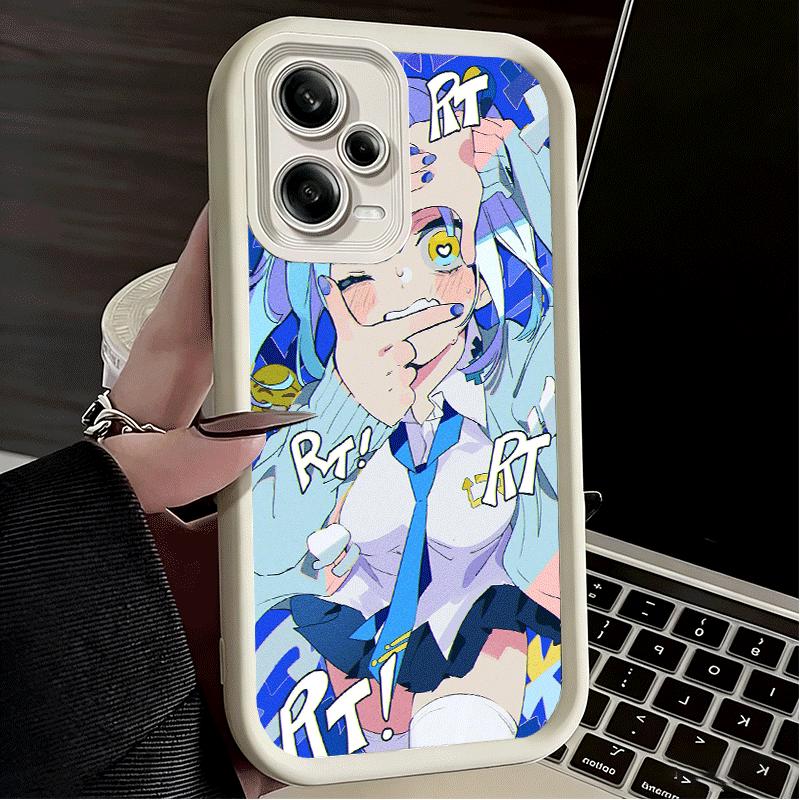 Phone Case for Xiaomi Redmi Note 15 14 13 Pro Plus Anime Kwaii Girl Ins Style Shell 12S 11 11S 11T 5G 14S Soft Silicone Funda