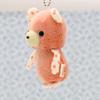 Shinada Drop Bear Plush Toy (with Ball Chain) Pink