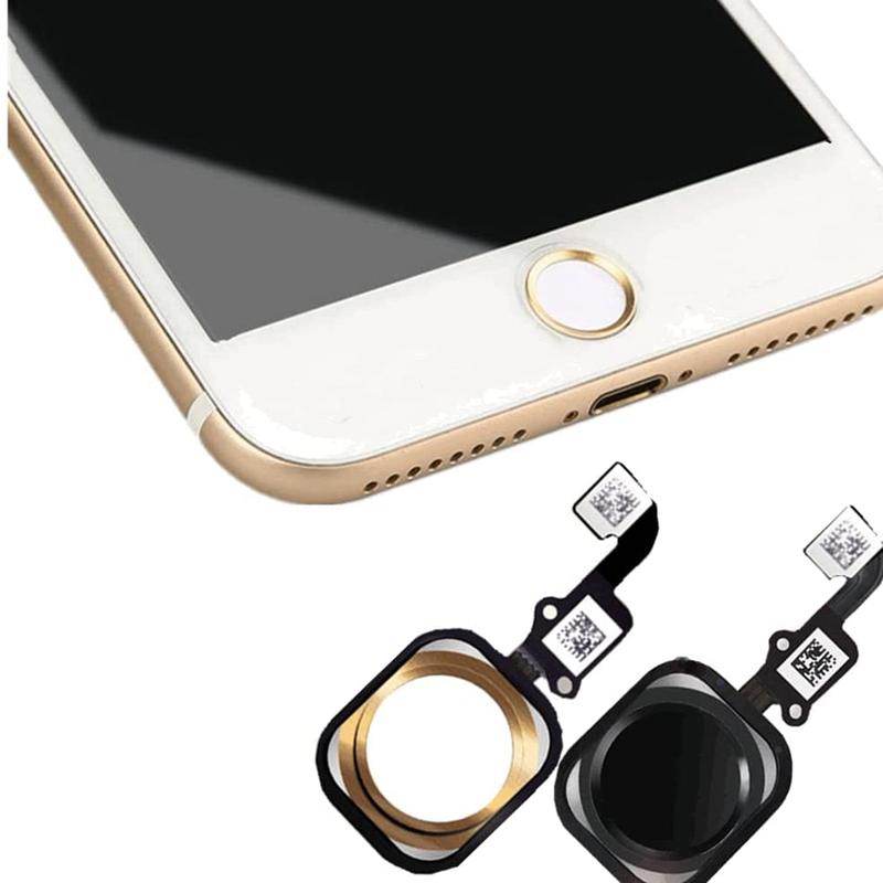 Home Button With Flex Cable For iPhone 6 6P 6s Plus NO Touch Id With Rubber Ring Replacement