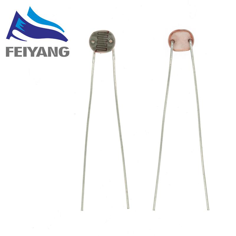 11PCS LDR Photo Light Sensitive Resistor Photoelectric Photoresistor PLR 1118 GL1118 1117 1116 1116 1119 For Arduino DIY