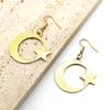 Muslim Islam Moon Star Stainless Steel Hoop Earrings for Women Gold Color Dangle Earrings Amulet Jewelry Party Gift 7615