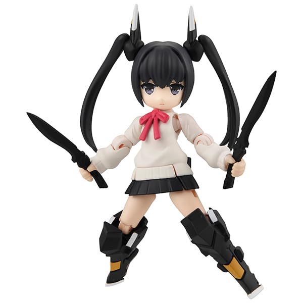 Desktop Army Heavy Armed High School Girl 2nd Squad 5 Movable Figure