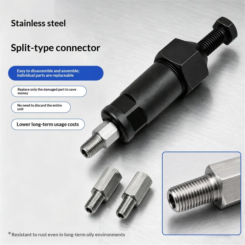 Heavy Duty Split Grease Zerk Fitting Cleaner Tool For Auto Tractor Excavator Farm Construction Machinery Maintenance