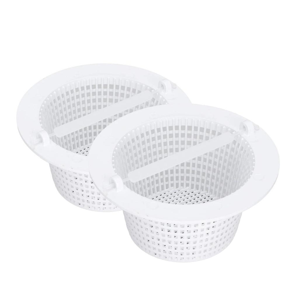 2 Pcs Skimmer Baskets, Above Ground Swimming Pool Filter Basket, Swimming Pool Replacement Parts Compatible For Hayward SP1091WM