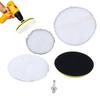 5/7Pcs 3/4/5/6/7 Inches Soft And Reusable Polishing Pads Car Buffing Wool Wheel Mop Kits For Car Polisher Drill Accessories