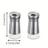 2 bucăți din oțel inoxidabil ulei recipient bucătărie consumabile sticla condimente piper borcan sticlă grătar chimen stropire borcan
